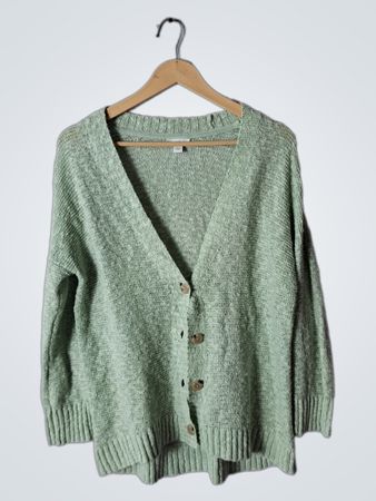 J.Jill Light Green Knit Sweater