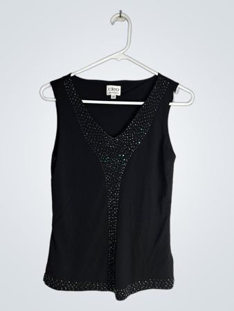Cleo Petites Black Tank Top