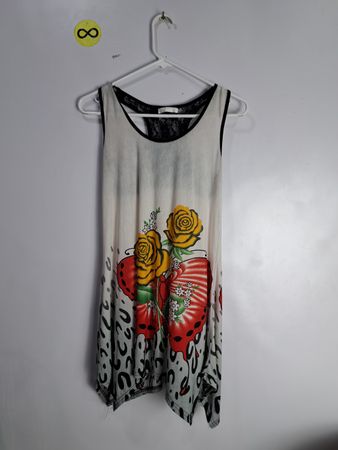 Women's Floral Tank Top Dress
