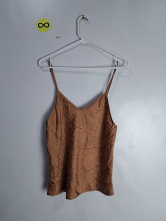 Victoria's Secret Brown Satin Cami Top