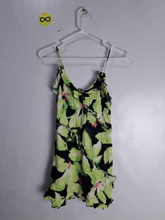 Elie Tahari Floral Ruffle Cami Top