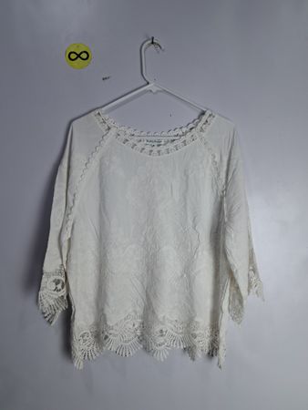 NorthStyle White Lace Blouse