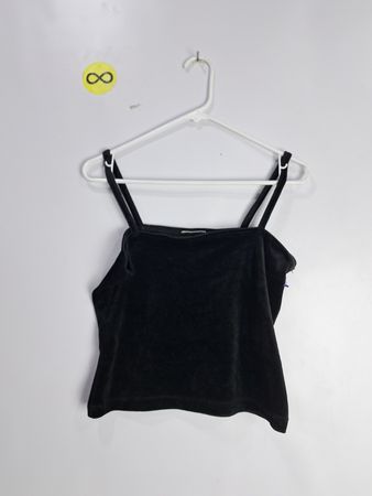 Unbranded Black Velvet Cami Top