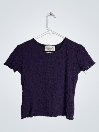 Cactus Flower Purple Blouse