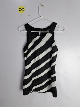 Black and White Striped Dress