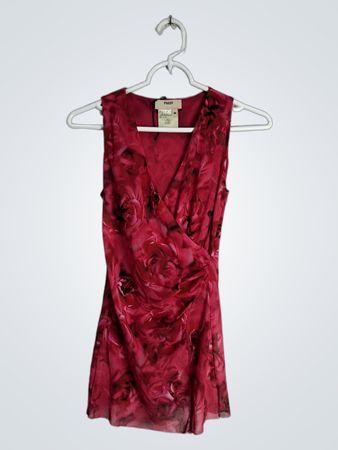 Fuzzi Floral Red Dress
