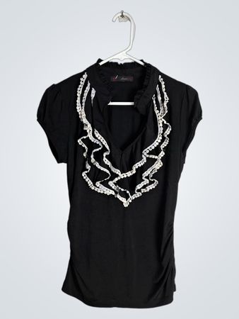 Heart & Soul Black Blouse