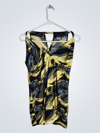 Perception Concept Yellow and Black Dress