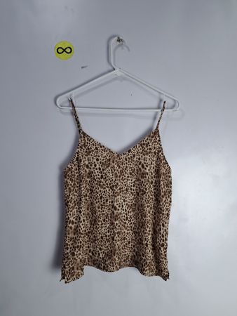 ANEWDAY Leopard Print Cami Top