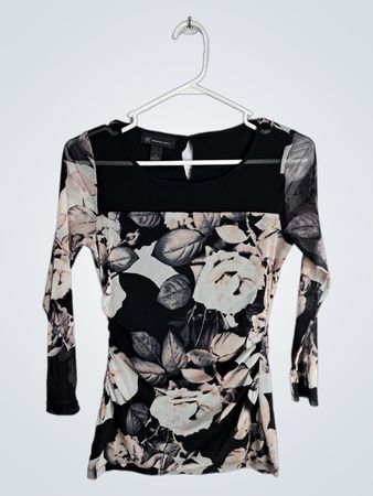 Long-Sleeve Floral Dress