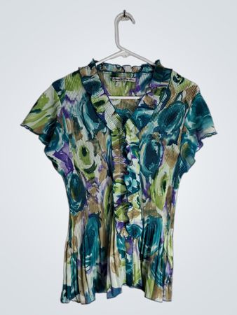 Blouse with Floral Pattern