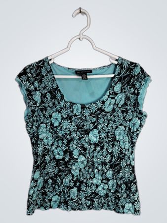 International Concepts Floral Blouse