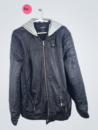 Carbon Leather Jacket