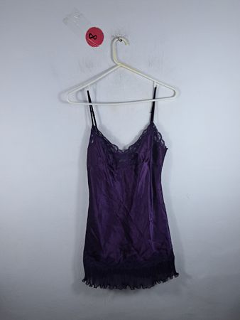 Purple Silk Camisole
