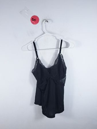Black Lace Trim Camisole