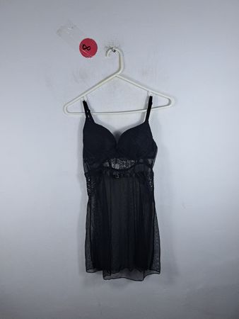 Black Sheer Lingerie Dress