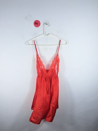 Red Lace Chemise