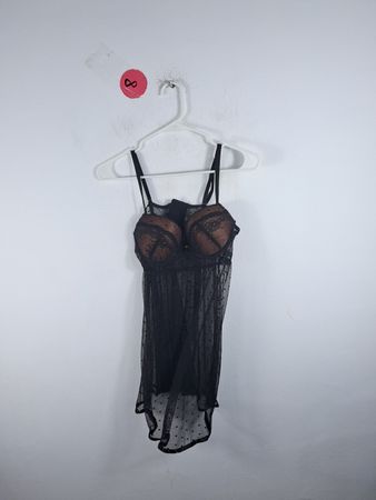 Black Sheer Lingerie Dress