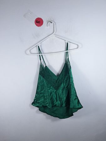 Green Silk Camisole