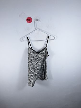 Black and White Spotted Tank Top