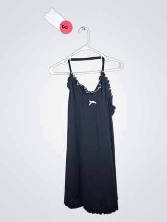 Unbranded Black Ruffled Cami Dress
