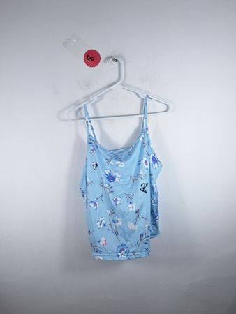 Blue Floral Camisole