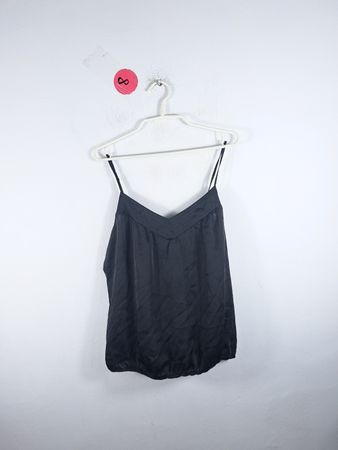 Bluenotes Black Polyester Cami Top