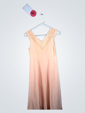 Peach Lace Nightgown