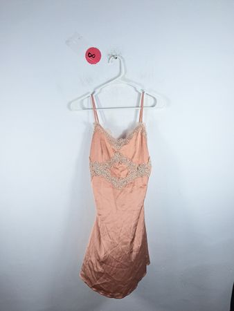 Peach Lace Dress