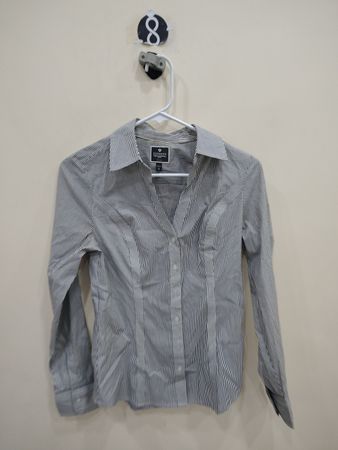 Express Striped Button-Down Shirt