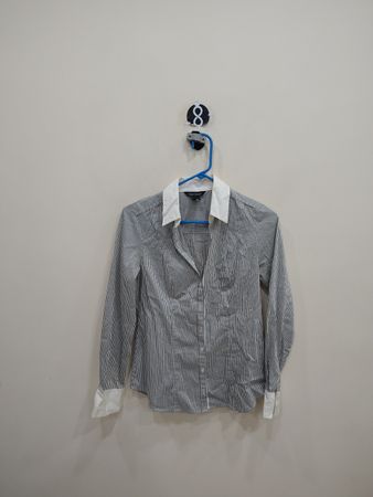 Striped Button-Down Shirt