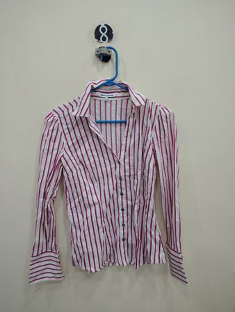 Express Striped Button-Down Shirt
