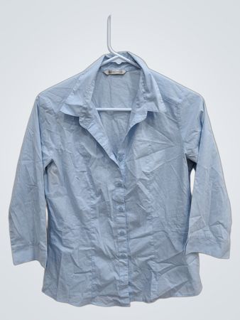 M&S Collection Light Blue Button-Down Shirt