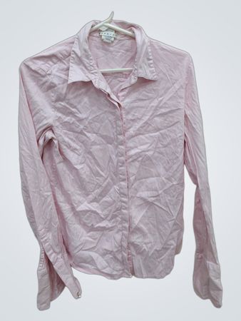 Pink Long-Sleeve Button-Down Shirt