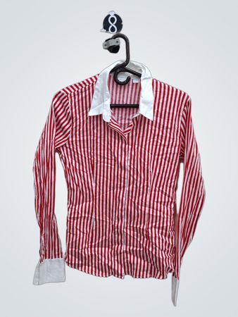 Red and White Striped Shirt