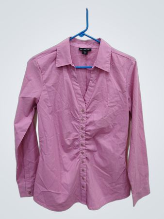 Metaphor Pink Long-Sleeve Button-Down Shirt