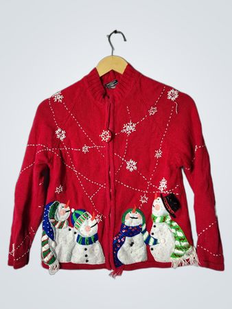 Red Snowman Sweater