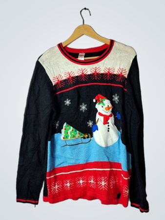 Holiday Time Snowman Sweater