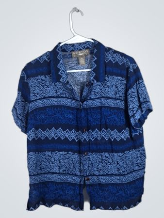 Norton Blue Patterned Shirt
