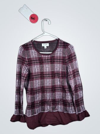 Elle Plaid Blouse