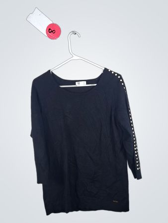 Calvin Klein Black Long-Sleeve Top