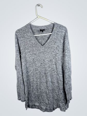 Gray Long-Sleeve Top
