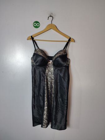 Morgan Taylor Black Lace Nightgown