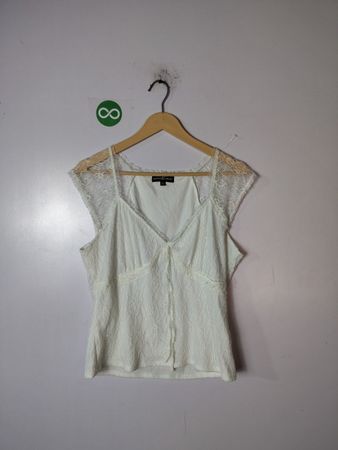Almost Famous White Lace Cami Top