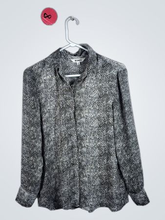 BB Dakota Gray Speckled Long-Sleeve Shirt