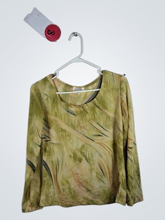 Maniki Green Long-Sleeve Top