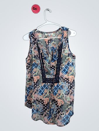 Black Rainn Sleeveless Top