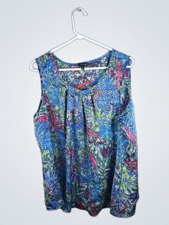 Notations Floral Blouse