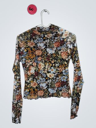 Floral Long-Sleeve Top