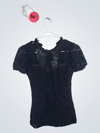 Black Lace Top